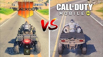 Call of Duty Mobile vs. Call of Duty Black Ops 4 - Blackout Map Comparison | COD MOBILE VS COD BO4