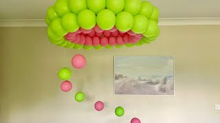 How to make Balloon chandelier