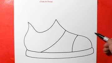 Daily Line Illusion | 3D Shoe Abstract Pattern / Spiral Drawing / Satisfying / Art Therapy