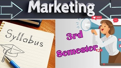 Principles of marketing syllabus 3rd semester।। du sol latest syllabus।। regular ncweb by solmates