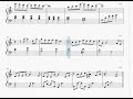 【ピアノ楽譜】メロディー【シンフォニック=レイン】