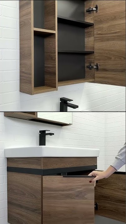 Мебель для ванной комнаты Comforty Соло 70 - YouTube