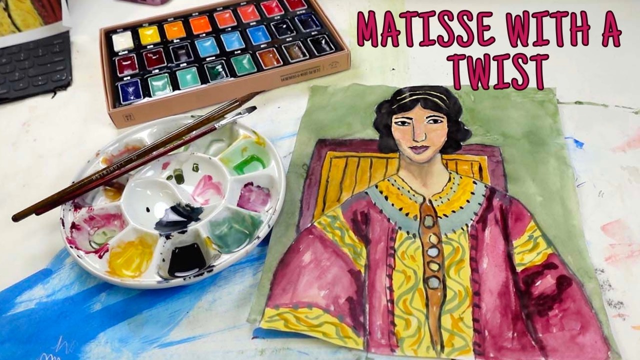 Напиши со мной этюд в стиле Матисса!