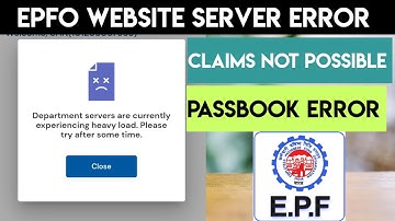 Department servers are currently experiencing heavy load. Please try after some time.
