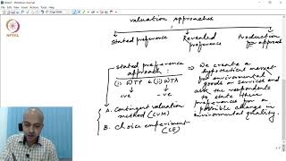 Economic Valuation of Environmental Goods and Services - Different Valuation Approaches Part - 1