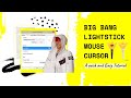 BIGBANG Lightstick Mouse Cursor | A Quick and Easy Tutorial in Only One Minute