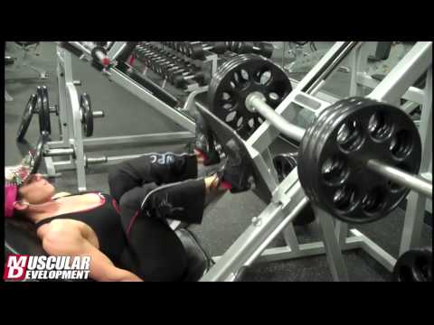 Ann Titone - IFBB Figure Olympia Leg Prep