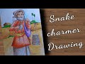 Draw A Snake Charmer Sapuria স প ড 