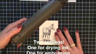 Hear, I Mean, See The New Stampin Up Heat Tool In Action