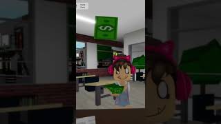 I failed my test and this happened #roblox #robloxshorts