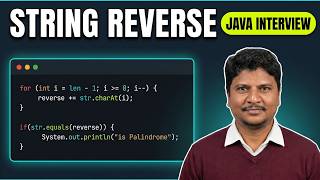 Java Interview Question: Write a Program to Reverse a Given String by AJ