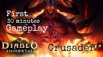 Diablo Immortal | First 30 minutes gameplay | crusader class