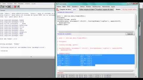R COMMANDER ejercicio práctico