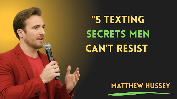 "5 Texting Secrets Men Can’t Resist 💌🧠❤️ (Matthew Hussey's Guide to Irresistible Connection)"