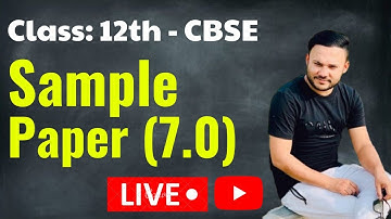Class 12 Maths || CBSE Sample Paper 7.0 || Solution 2021-22  || Term 2 EXAM || Class 12 || term 2