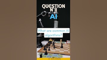 Question 11 about AI - What are common AI algorithms?