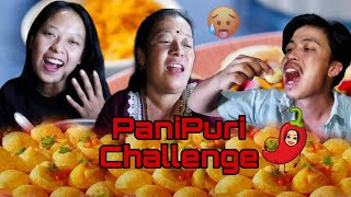 Spicy Panipuri challenge🤢🔥Funny video( Aama , xora , xori) आमाले लास्टै चिटिङ गर्नु भयो 😤