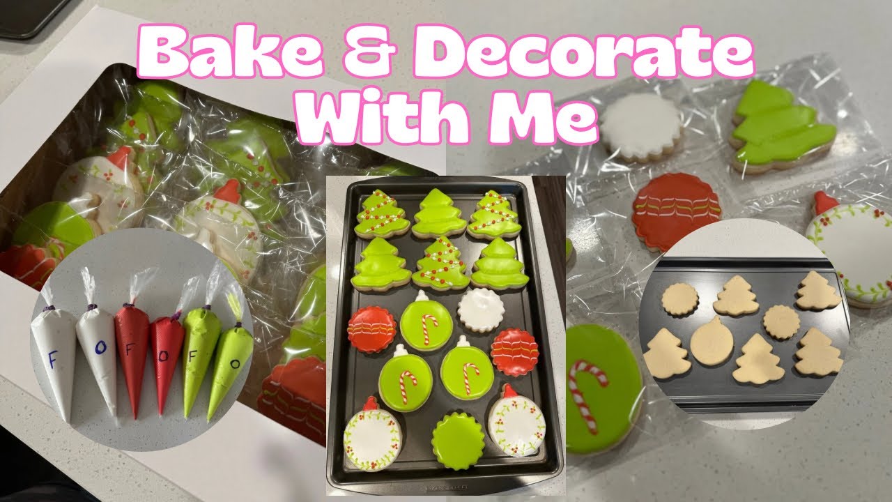 Bake & Decorate With Me | Sugar Cookies with Royal Icing | Callme.Fran