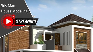 Modeling House - 3ds Max Live - #3dsmax  #Live #3d