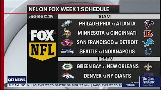 NFL on FOX Week 1 schedule released, including Seahawks vs. Colts