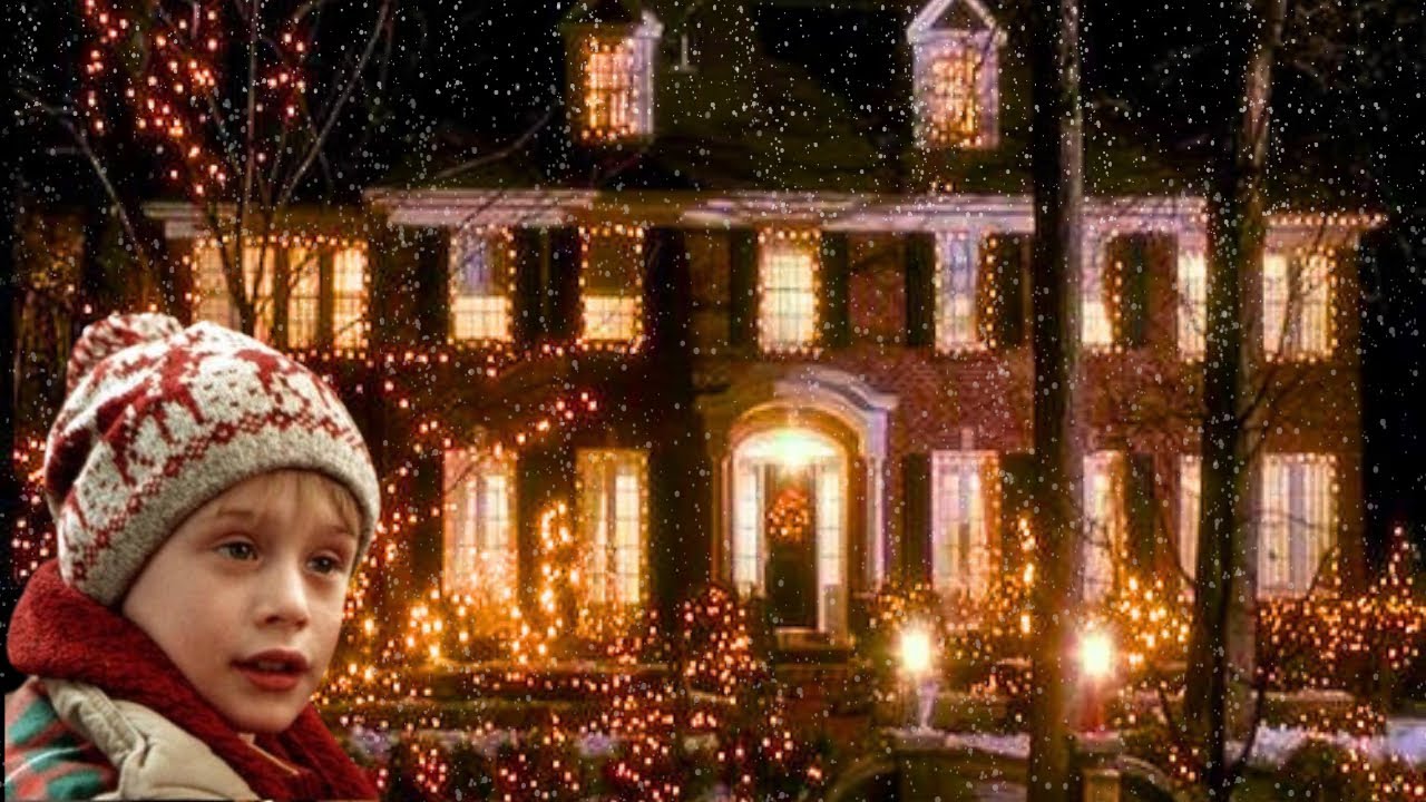 Home Alone Ambience with Snow Falling🎅🏼 Best Christmas Songs Playlist 🎄 ...