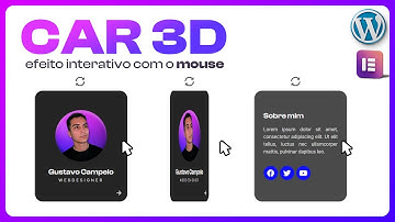 Efeito de Rotação 3D no Card WordPress Elementor | Animação Hover com o Mouse Container Flip