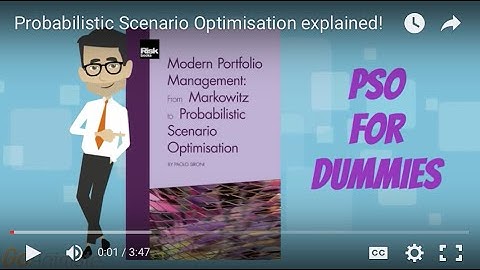 Probabilistic Scenario Optimisation explained!
