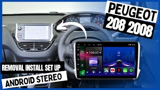 How to Remove Original Stereo Peugeot 208 2008 and Install Android Head Unit screenshot 2