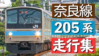 【JR西日本】奈良線 205系 走行シーン