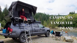 Camping in a Rooftop Tent on Vancouver Island