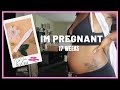 I AM PREGNANT! | 17 Week Pregnancy UPDATE | Products, Bump Shot, Symptoms... | Myricia La&#39;Rease