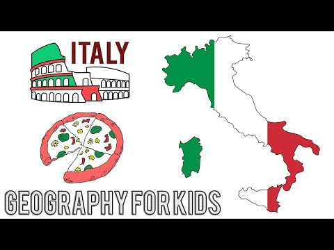 Geography for Kids in English - Geography of ITALY - Interesting and Education Facts for Kids
