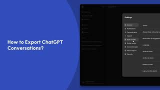 How to Export ChatGPT Conversations? | ChatGPT Tutorials | Trainn Wealth