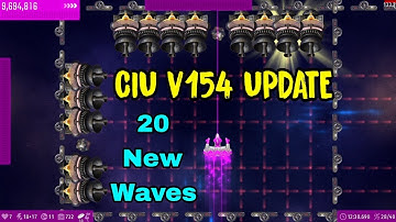 UPDATE 20 New Waves (Chicken Invasion) in CIU Version 154!? | Chicken Invaders Universe v154.1 Beta