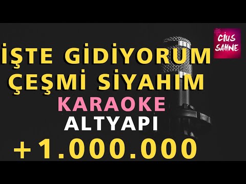 İŞTE GİDİYORUM ÇEŞMİ SİYAHIM Karaoke Altyapı Türküler - Bağlama Gitar - Do