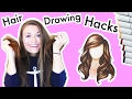 12 HACKS FOR DRAWING HAIR! {The Ultimate Hair Drawing Tutorial}