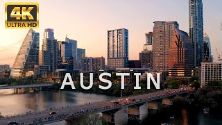 Austin, Texas usa 2023 in 4K Ultra HD - Drone and Time Lapse Video | Austin, Texas, USA