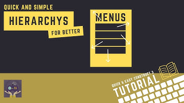 Use Hierarchies for better menus - Construct 3 Tutorial