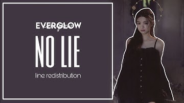 how should EVERGLOW sing "NO LIE" | line redistribution