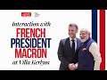 LIVE: PM Modi interacts with French President Macron at Villa Kerylos in Nice