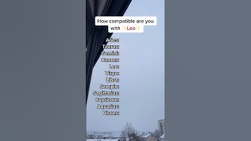 How compatible are you with Leo - Zodiac signs Shorts