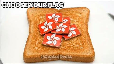 World Flags On Buttered Toast 🌍🧈 | AI Satisfying ASMR Pt. 6