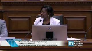 05/23/24 Metro Council Operating Budget Hearings: Parks & Recreation