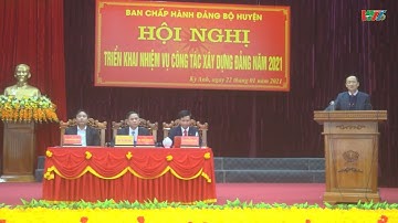 Hội nghị triển khai nhiệm vụ công tác xây dựng đảng năm 2021