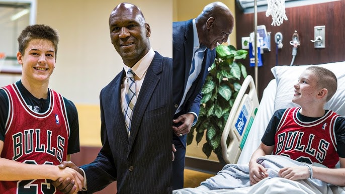 Michael Jordan Reunites With a Fan He Visited in the Hospital as a Child -  YouTube