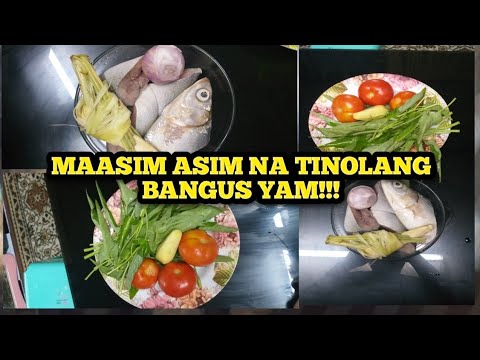 Tinolang BANGUS nilagyan