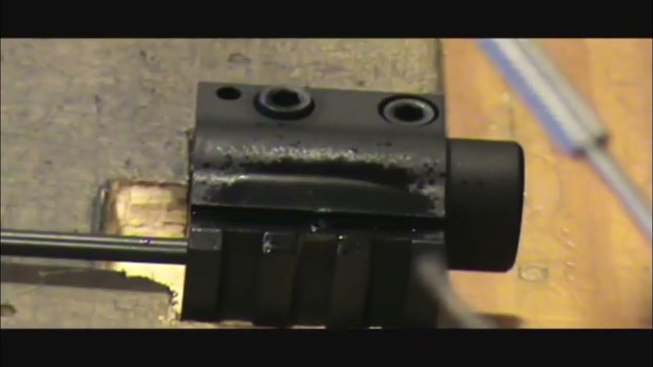 AR15 Gas tube/roll pin install.(edited) YouTube
