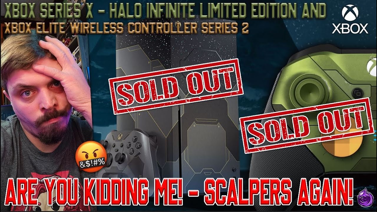 XBOX SERIES X & XBOX SERIES 2 CONTROLLER HALO INFINITE LIMITED EDITION - SOLD OUT!!! SCALPERS AGAIN!
