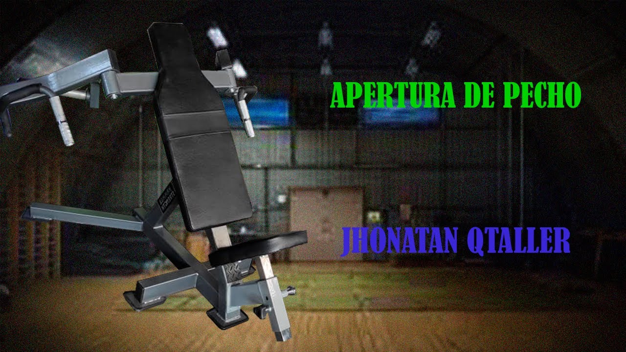 COMO HACER APERTURA DE PECHO MAQUINA