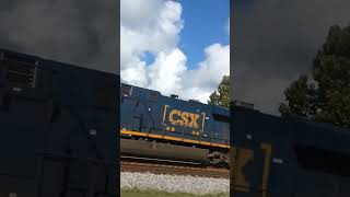 Ex CSX 696 AC6000CW AT FOLKSTON GEORGIA